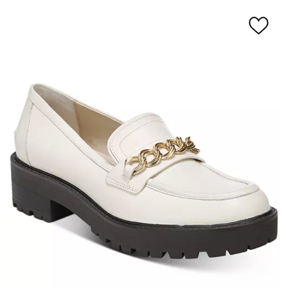 NWOB SAM EDELMAN Women's Taelor Chained Lug-Sole Loafers - Size 10.5
